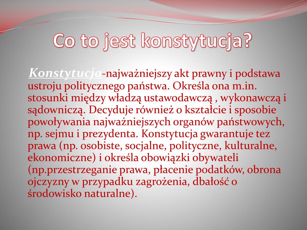 Co To Jest Konstytucja Sejmowa PPT - Polskie konstytucje PowerPoint Presentation, free download - ID