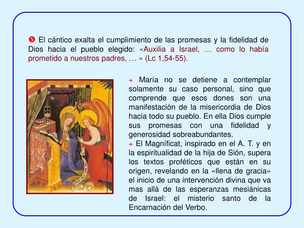 Ppt CÁntico De La Virgen María Magníficat Lc 146 55 Powerpoint