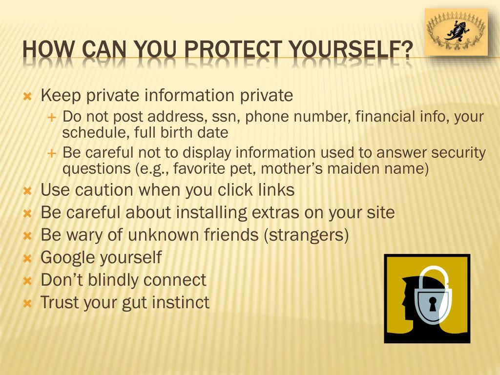 PPT Secure Social Networking What is it and how to protect yourself