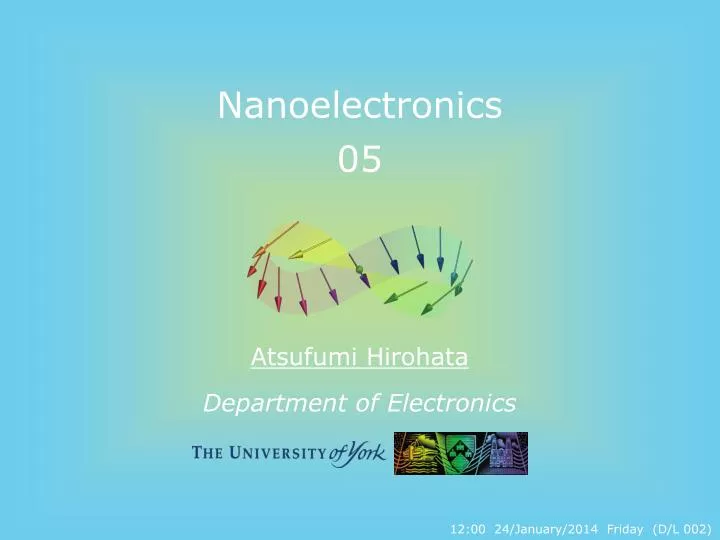 PPT - Department of Electronics PowerPoint Presentation, free download ...