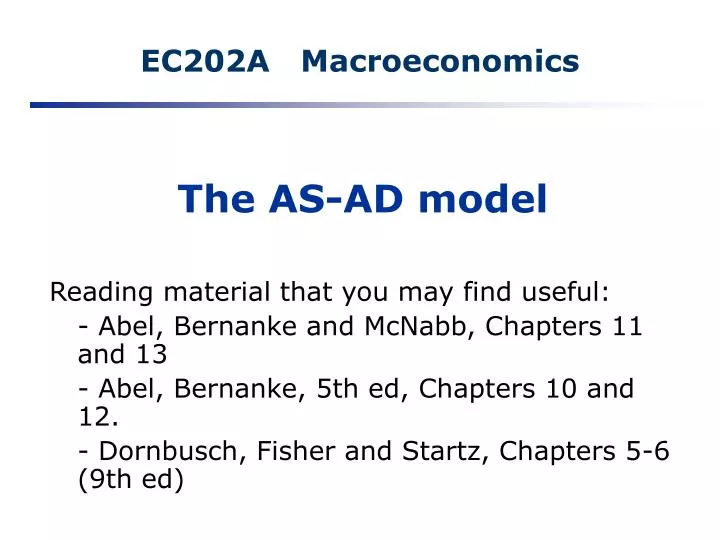 Ppt Ec202a Macroeconomics Powerpoint Presentation Id4826111