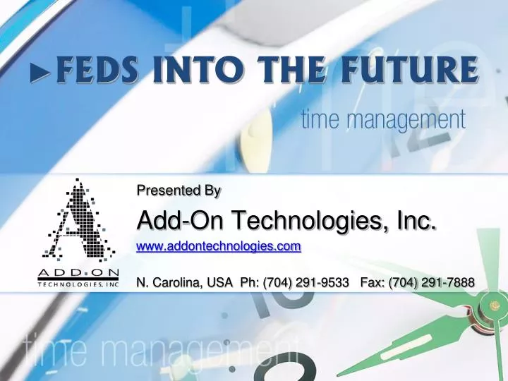 feds into the future n.