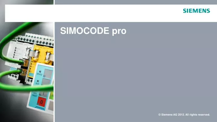 PPT - SIMOCODE pro PowerPoint Presentation, free download - ID:4828243