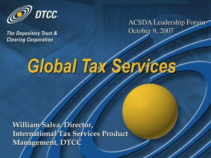 global tax services n.