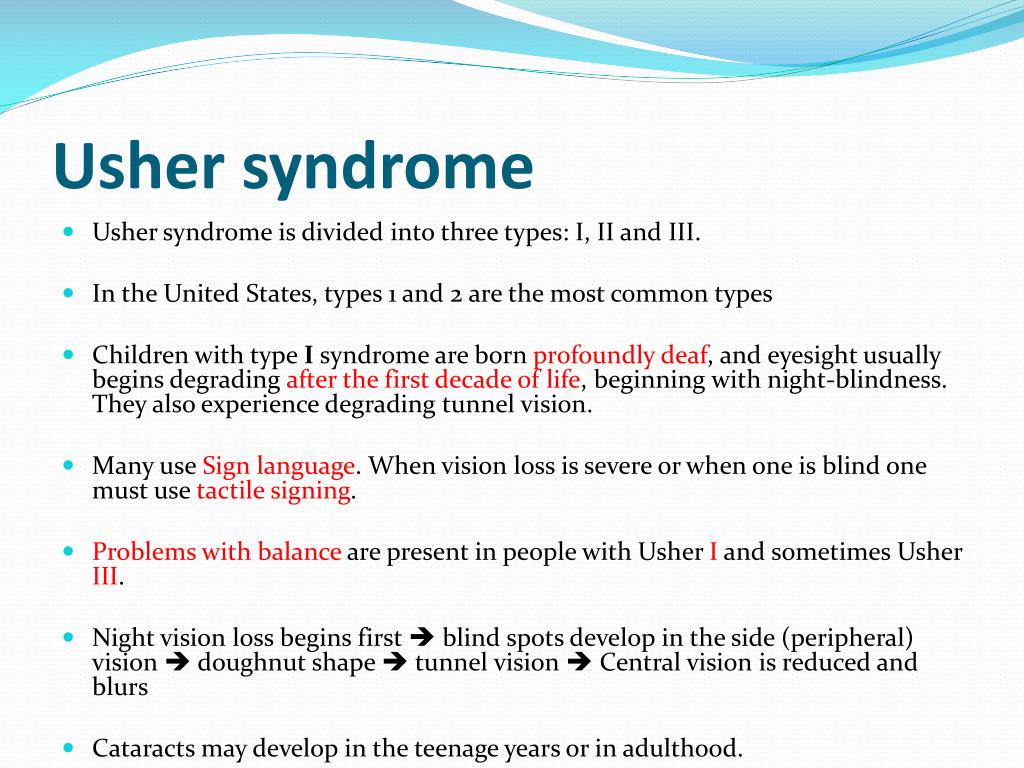 usher syndrome gene reviews usher syndrome gene reviews