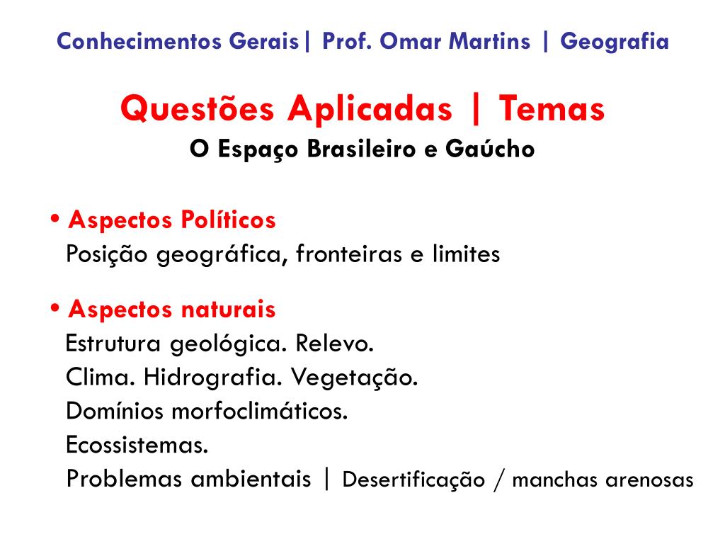 PPT - Geografia PowerPoint Presentation, free download - ID:4829871