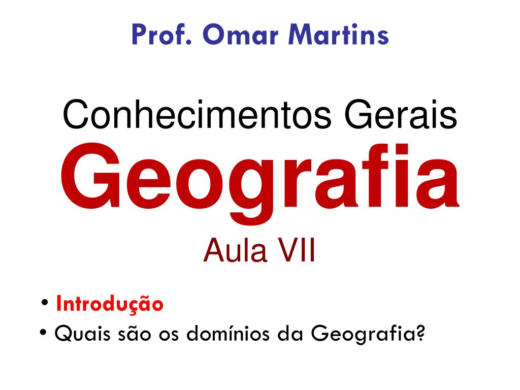 PPT - Geografia PowerPoint Presentation, free download - ID:4829871