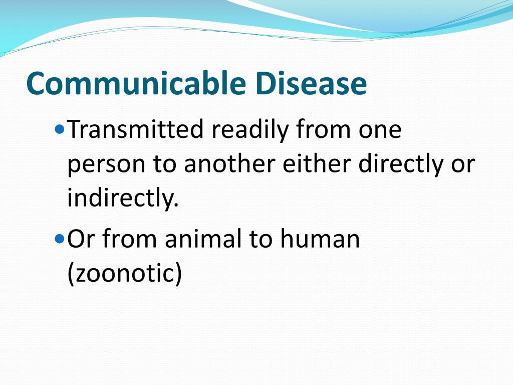 PPT - Communicable Disease Education PowerPoint Presentation, free