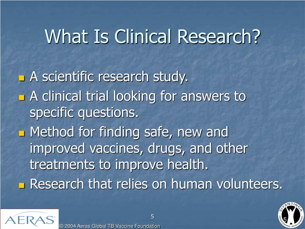 clinical research slideshare