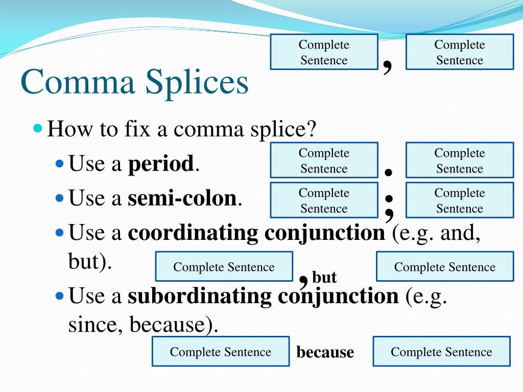 comma splice checker comma splice checker