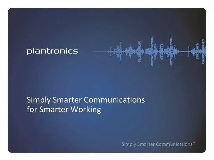 simply smarter communications for smarter working n.