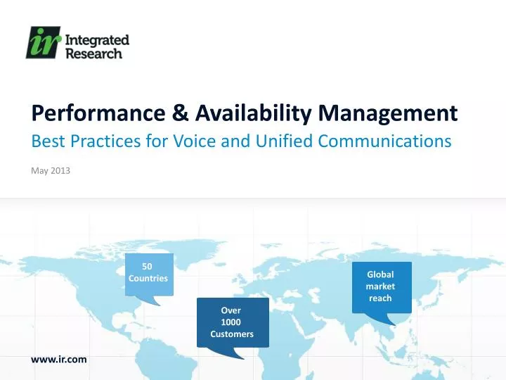performance availability management n.