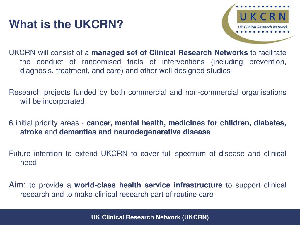 uk clinical research network study portfolio