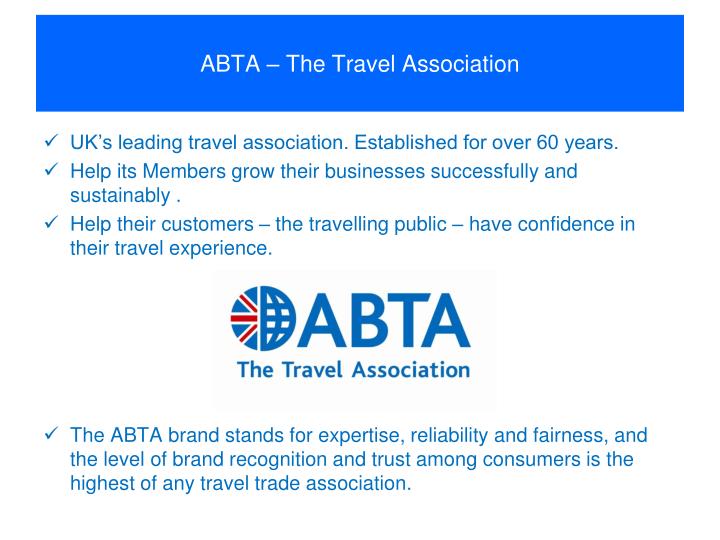 report travel agent to abta