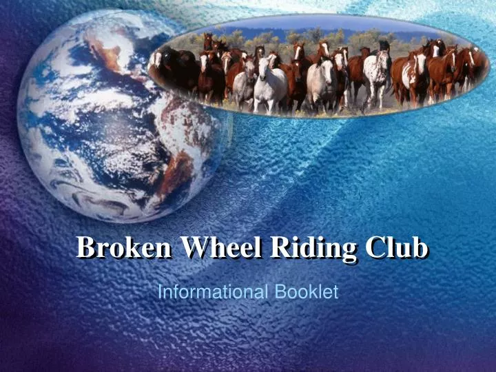 broken wheel riding club n.