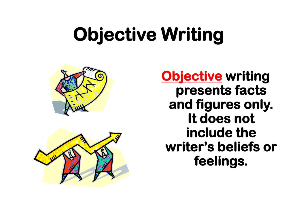 is creative writing objective or subjective