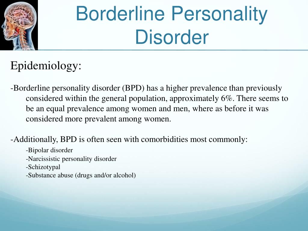 borderline personality disorder case study ppt