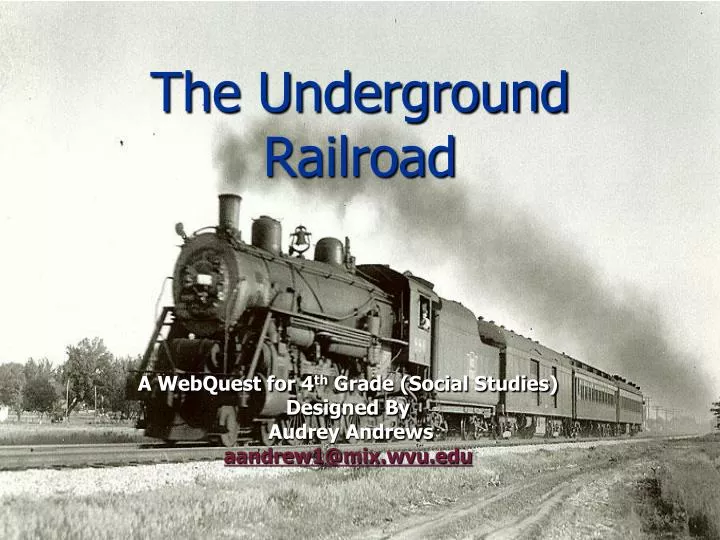 PPT - The Underground Railroad PowerPoint Presentation, free download - ID:4836679