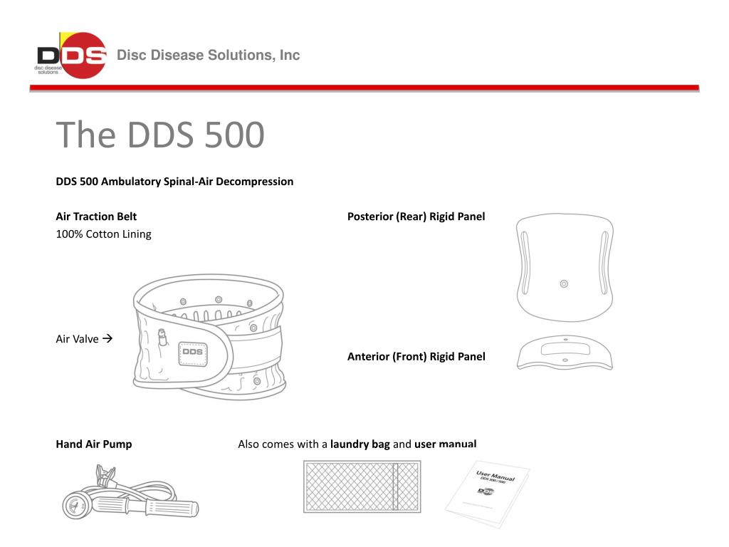 Dds 500 Size Chart