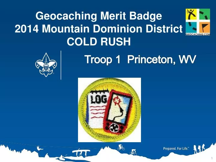 Geocaching Merit Badge Worksheet