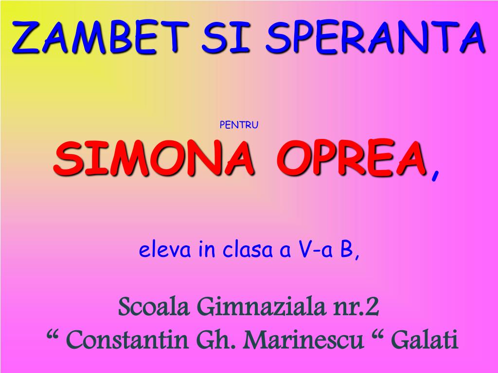 Ppt Zambet Si Speranta Powerpoint Presentation Free Download