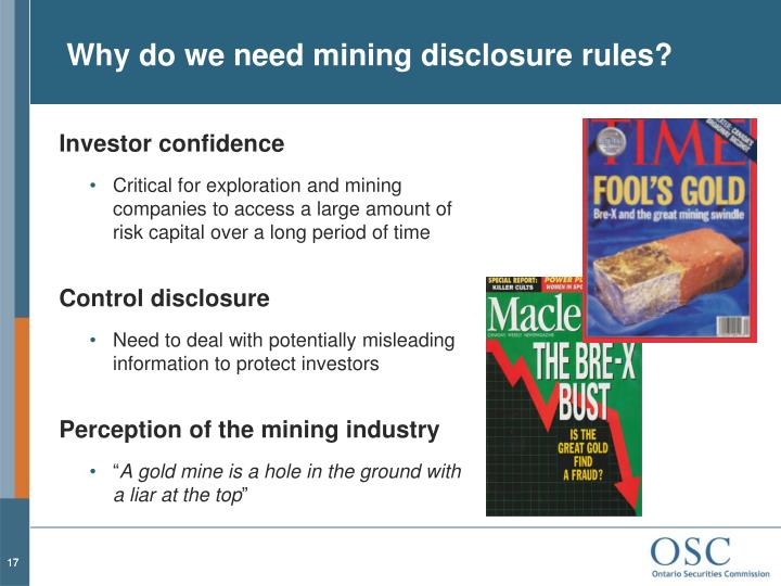 PPT Mineral Disclosure Best Practices PowerPoint Presentation ID
