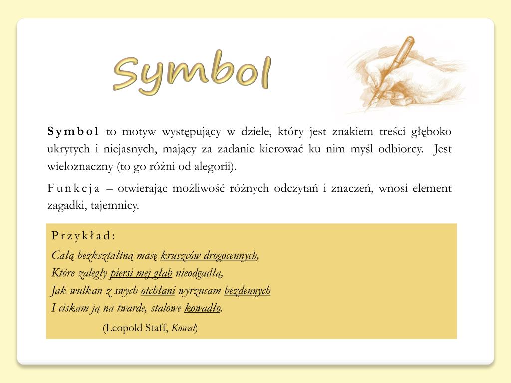 środki Stylistyczne I Ich Funkcje PPT - Środki stylistyczne i ich funkcje PowerPoint Presentation, free
