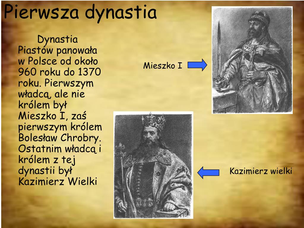 Według Legendy Pierwszym Władcą Polan Z Rodu Piastów Był PPT - Polska za panowania dynastii Piastów PowerPoint Presentation