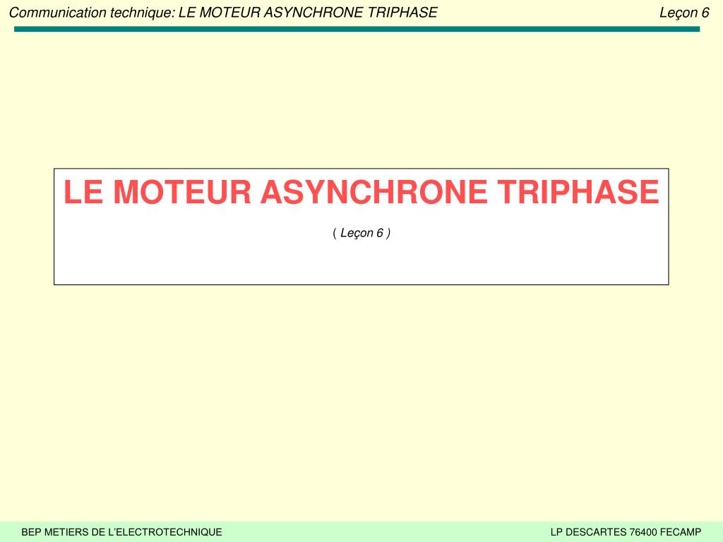 Le moteur asynchrone_triphase
