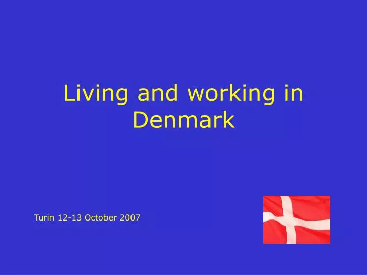living and working in denmark n.