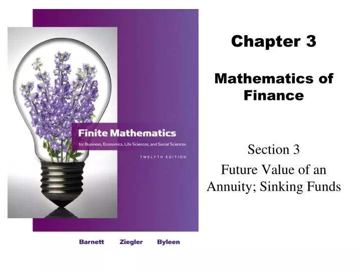 chapter 1 3 finance chapter 1 3 finance