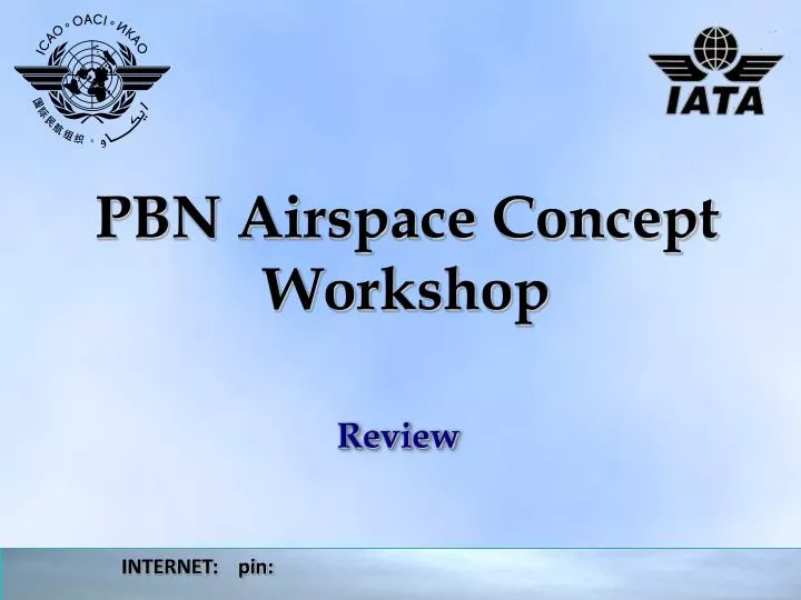 pbn airspace concept workshop n.