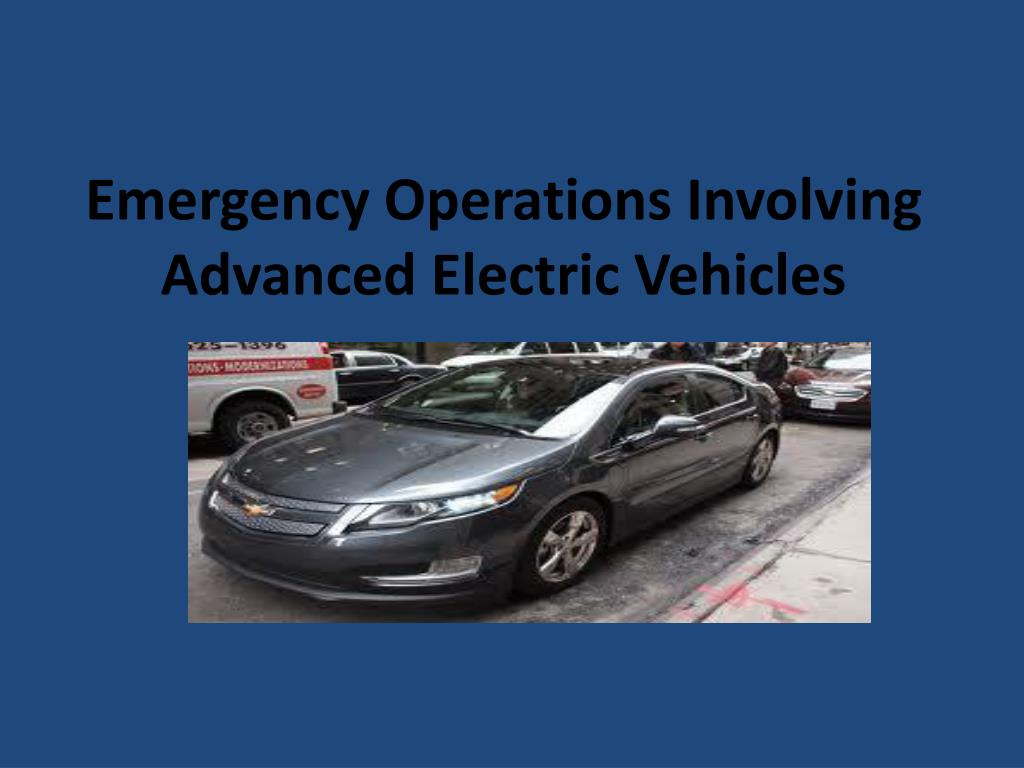 Electric Vehicle Fire Department Training - Tilda Elberta