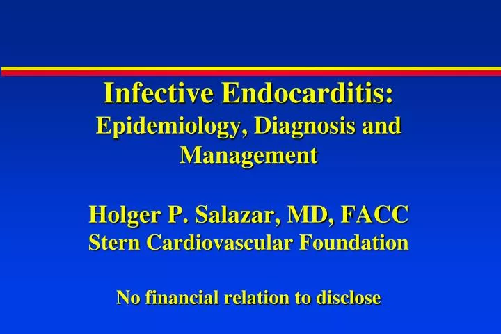 PPT - Epidemiology of Infective Endocarditis PowerPoint Presentation ...