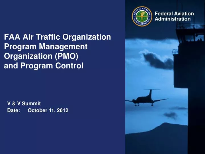 faa air traffic organization program management organization pmo and program control n.