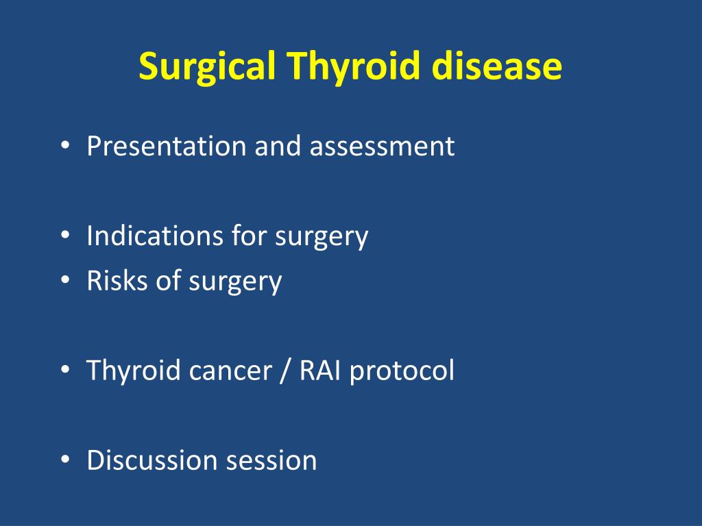 Ppt Surgical Thyroid Disease Powerpoint Presentation Free Download