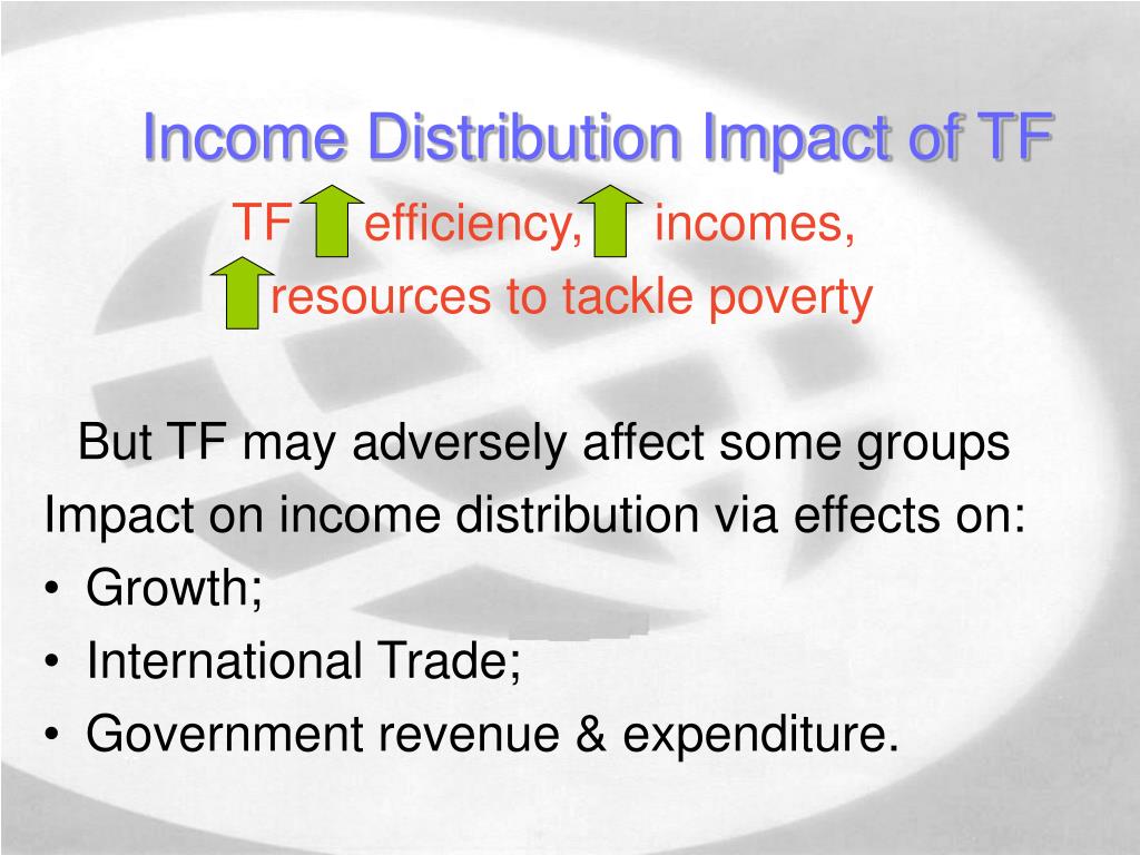PPT - Income Distribution Impact of Trade Facilitation in Developing ...