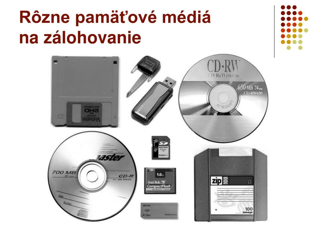 PPT - Vonkajšie pamäte PowerPoint Presentation, free download - ID:4847690