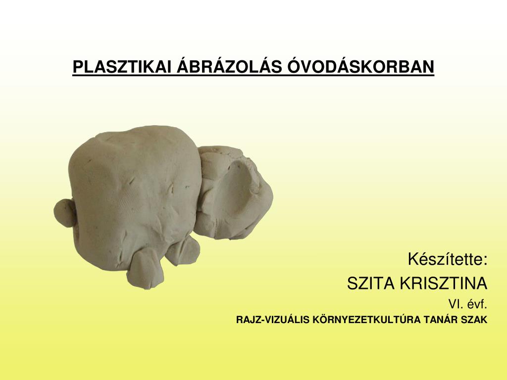 PPT - PLASZTIKAI ÁBRÁZOLÁS ÓVODÁSKORBAN PowerPoint Presentation, free  download - ID:4847709