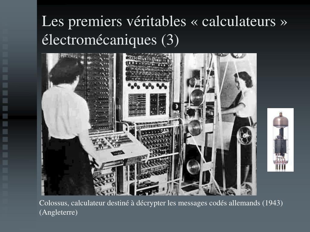PPT - HISTOIRE DE L'INFORMATIQUE PowerPoint Presentation, free download -  ID:4848347