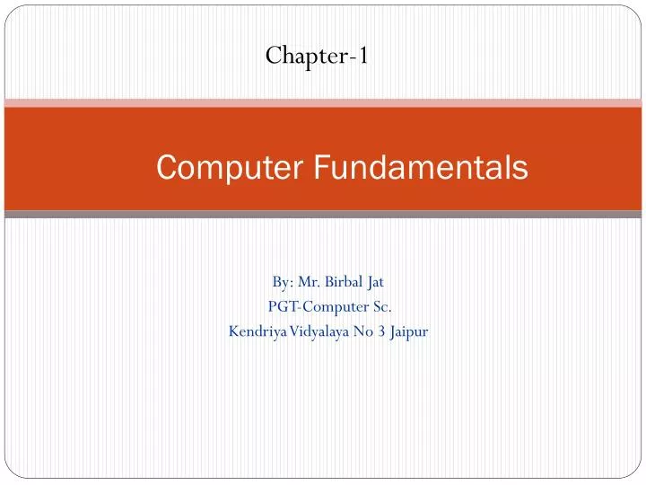free download ppt presentation on computer fundamentals