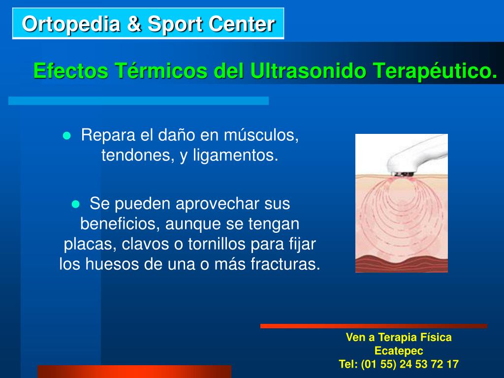 Beneficios de los ultrasonidos en Fisioterapia