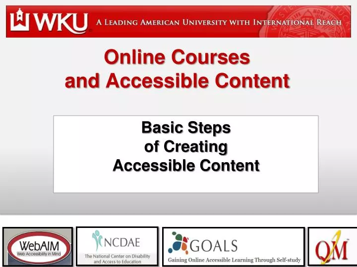 basic steps of creating accessible content n.