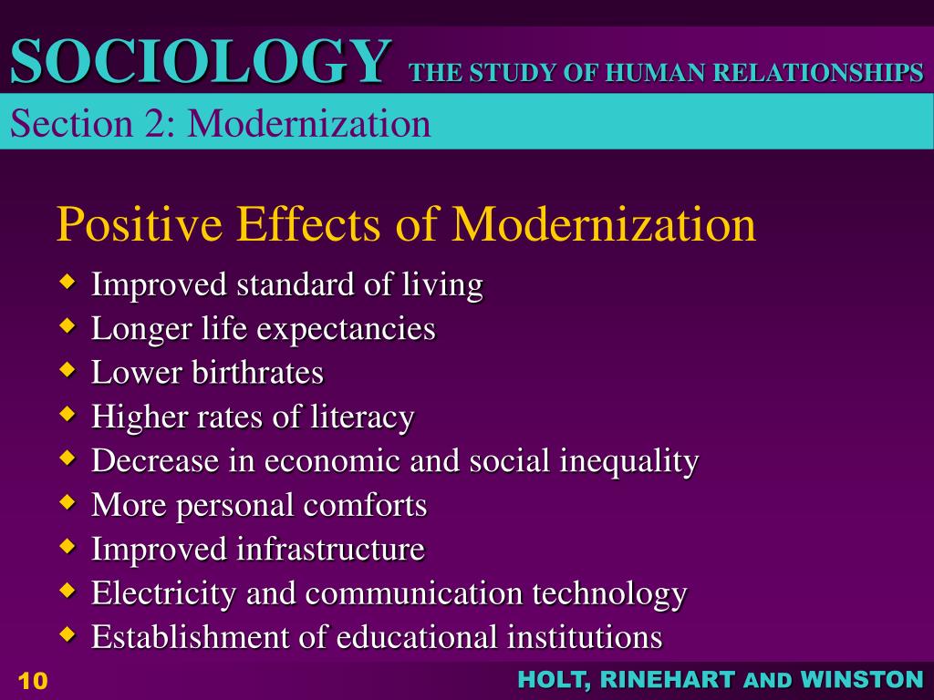impact of modernization on education