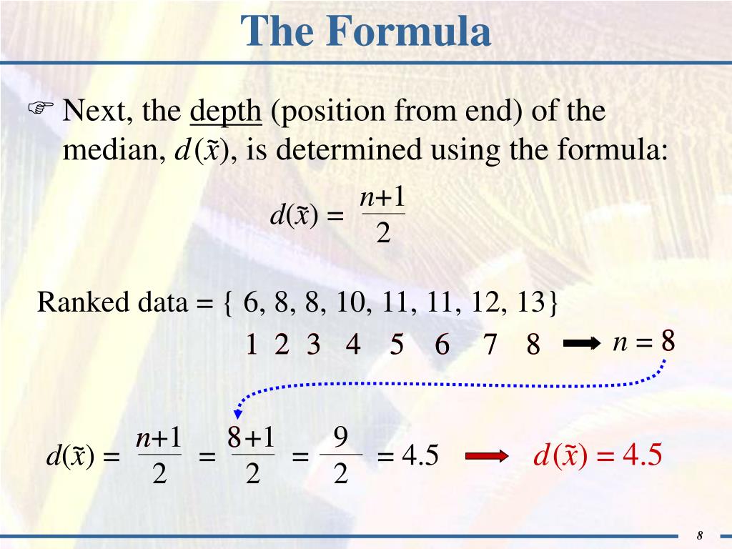 Ppt Finding The Sample Median Powerpoint Presentation Free Download Id