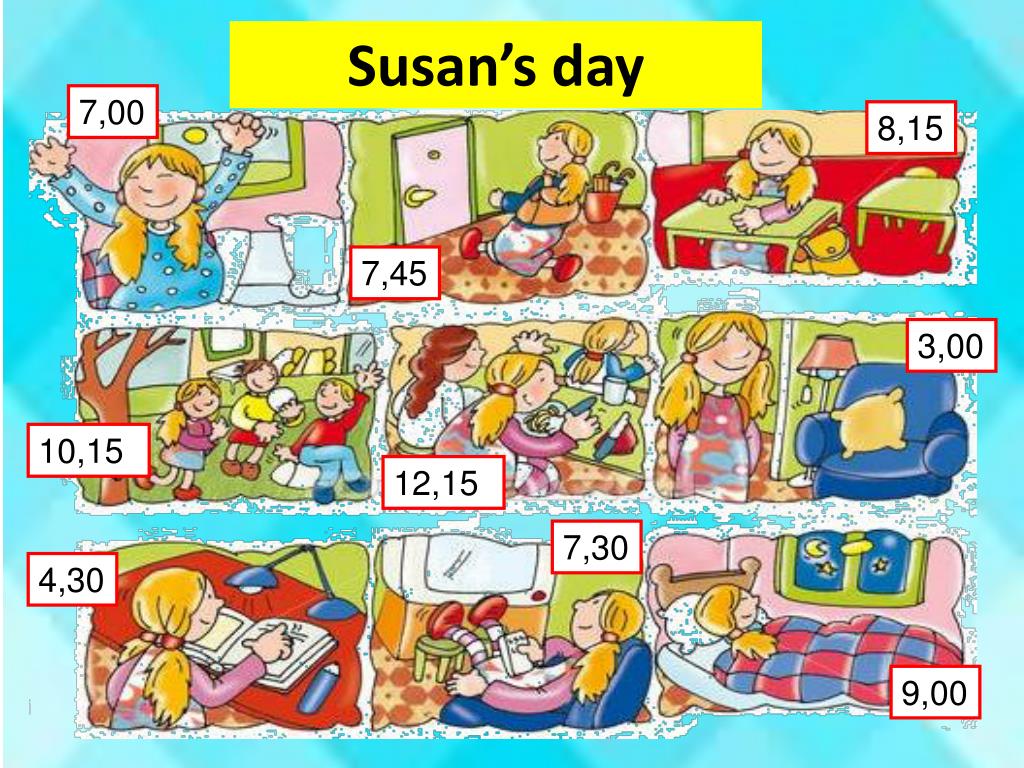 My present life. Daily Routine распорядок дня. Daily Routine картинки для описания. Комикс распорядок дня. Тема my Day для малышей.