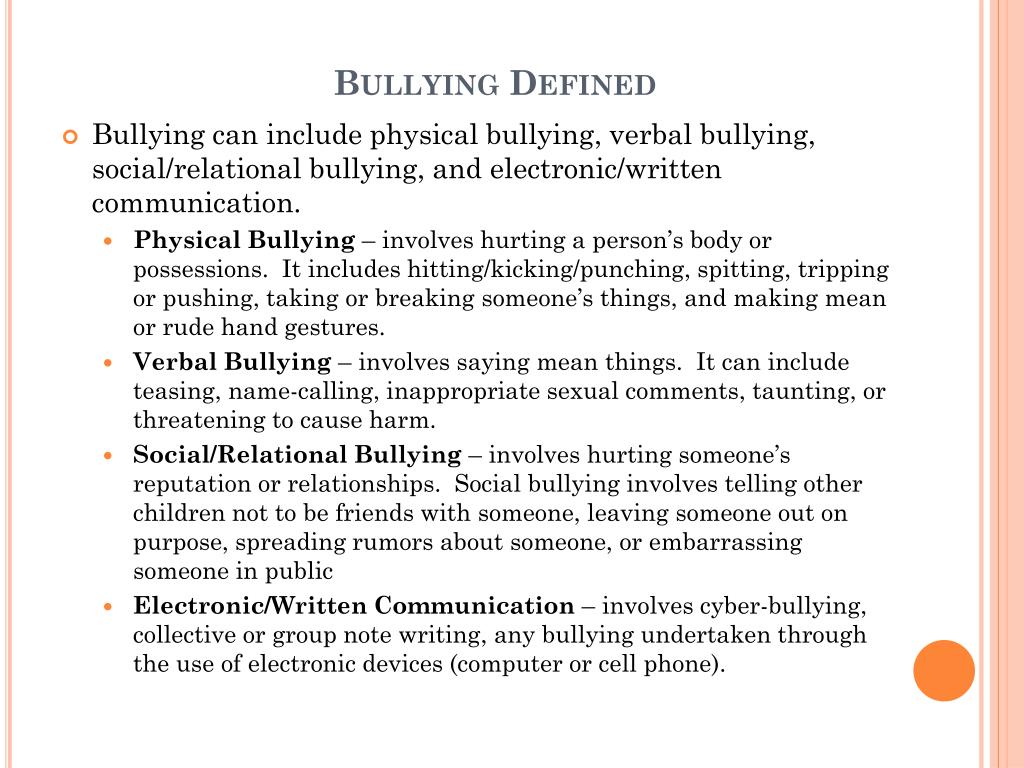 PPT - Bully Prevention and Intervention PowerPoint Presentation, free ...