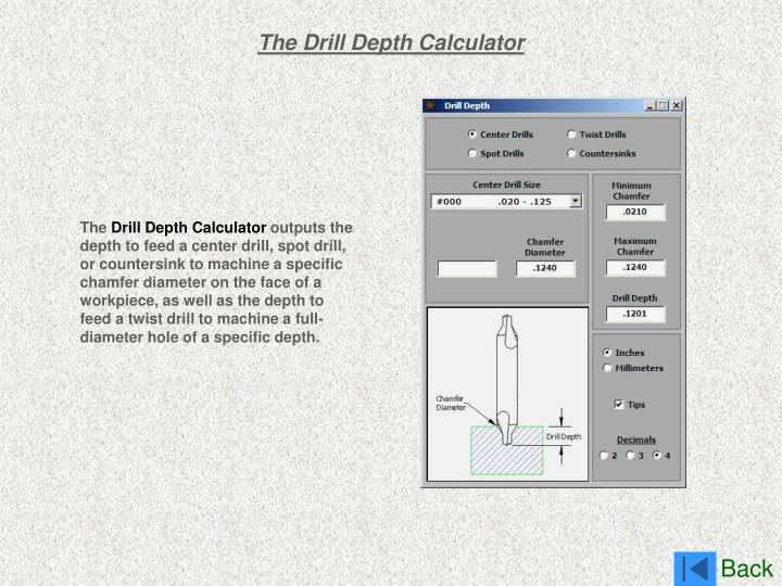 Center Drill Depth Calculator Free calculatorw