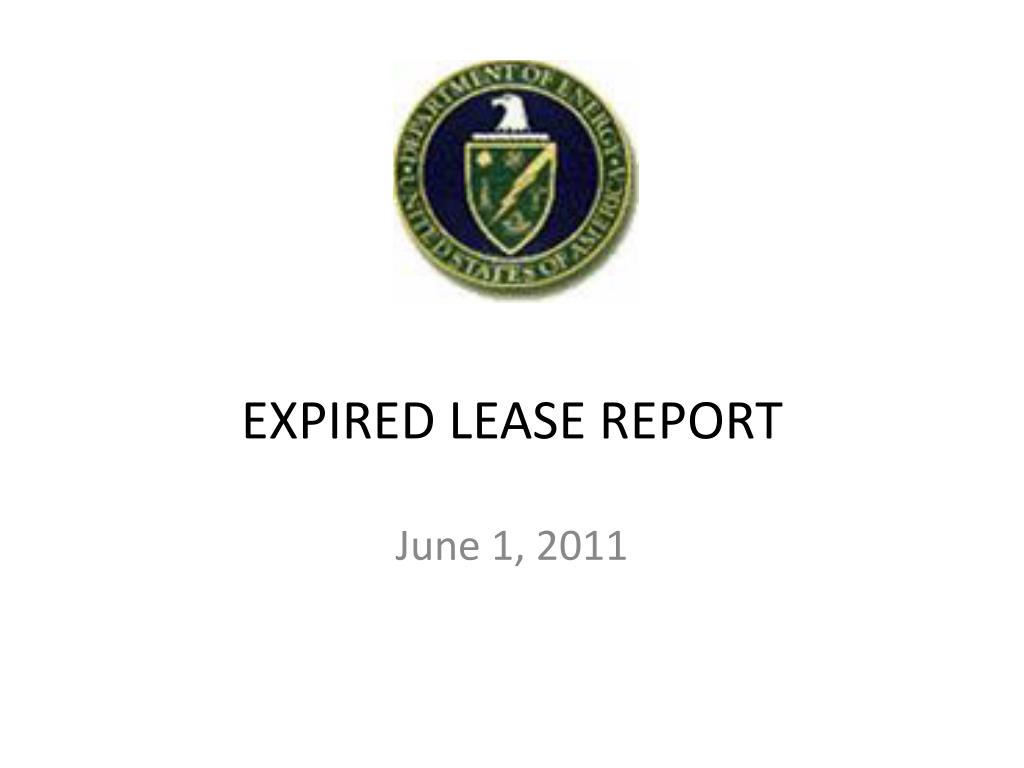 assignment of expired lease