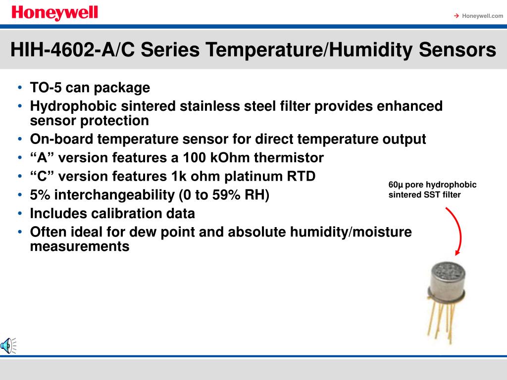 Honeywell HIH-4010-004 Board Mount Humidity Sensors
